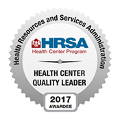 2017 HRSA Health Center Quality Leader logo