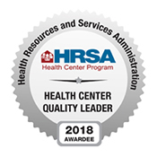 2018 HRSA Health Center Quality Leader logo