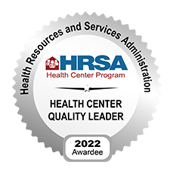 2022 HRSA Health Center Quality Leader logo small