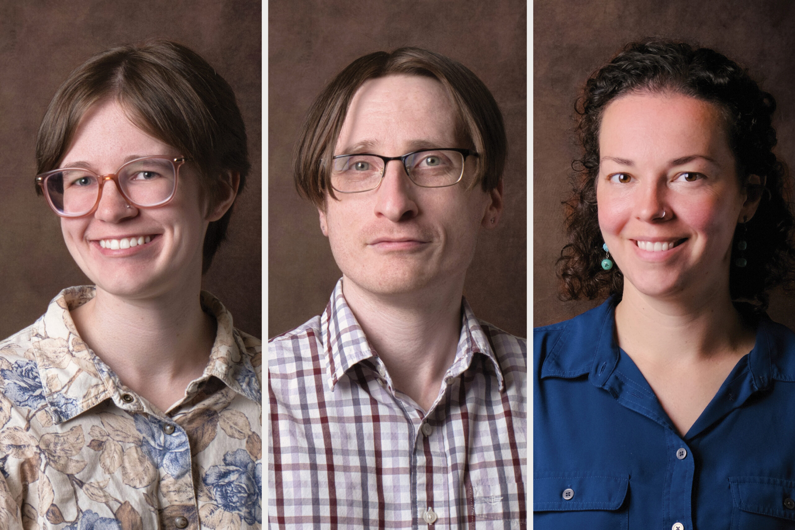 Headshots of Sage Arvila, MD (left), Aloe Casey, DO (middle), and Alex Soos, MD (right).